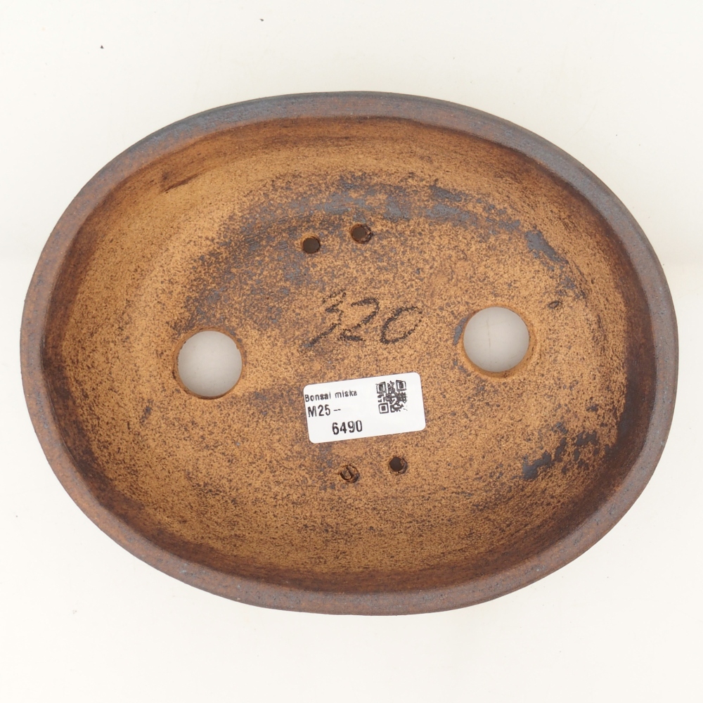 Bonsai bowl 20 x 16 x 6 cm , colour brown