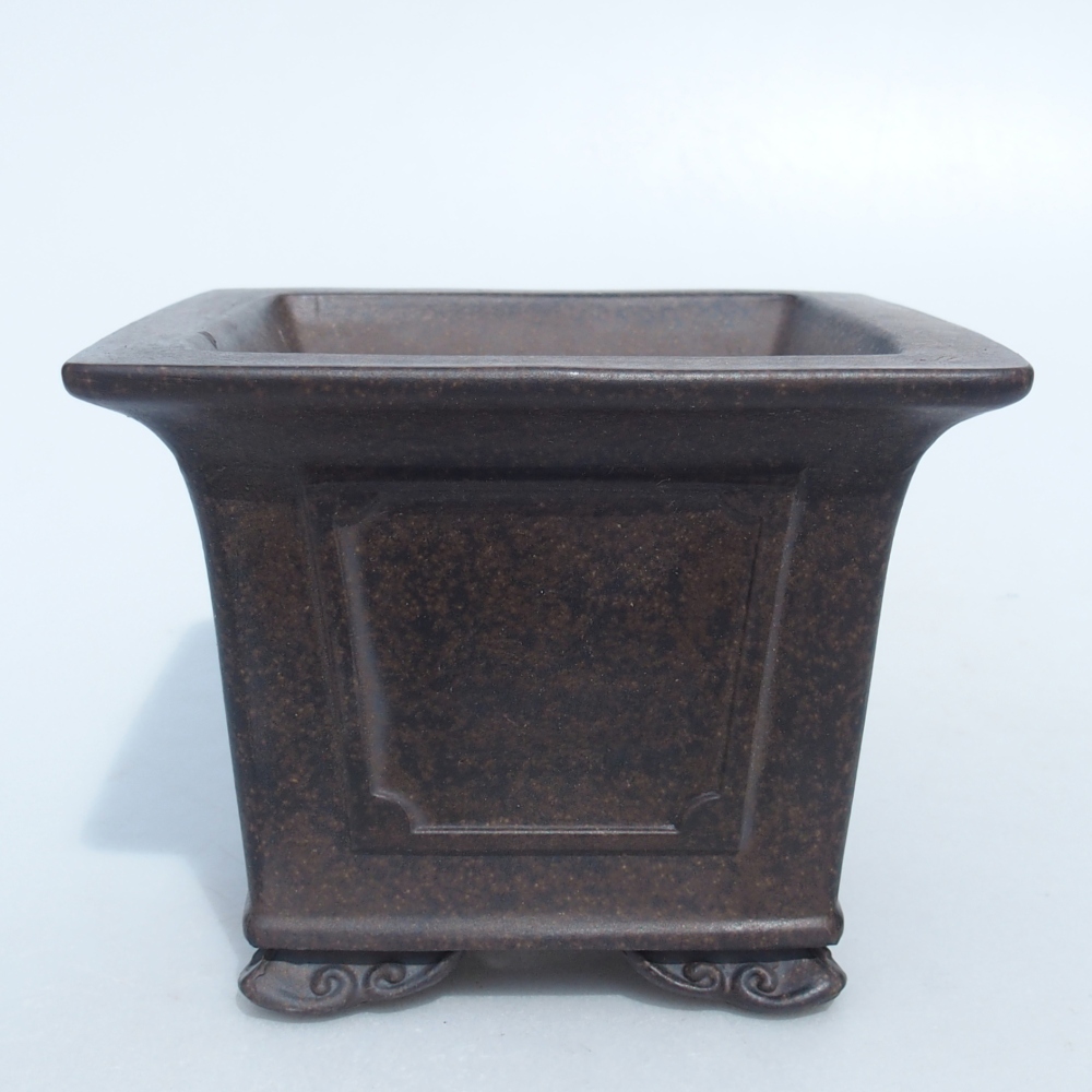Bowl 11,5 x 11,5 x 9 cm brown ochre
