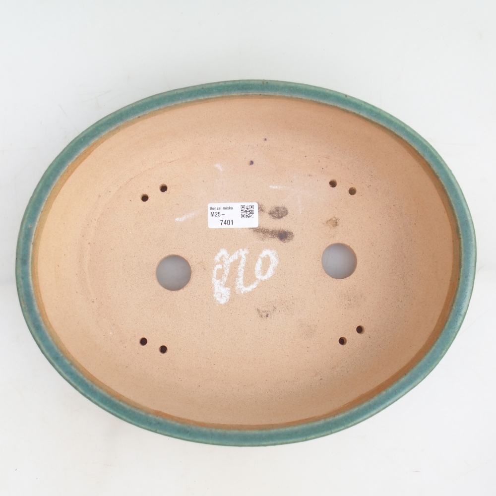 Bonsai bowl 32,5 x 26 x 8,5 cm , colour green