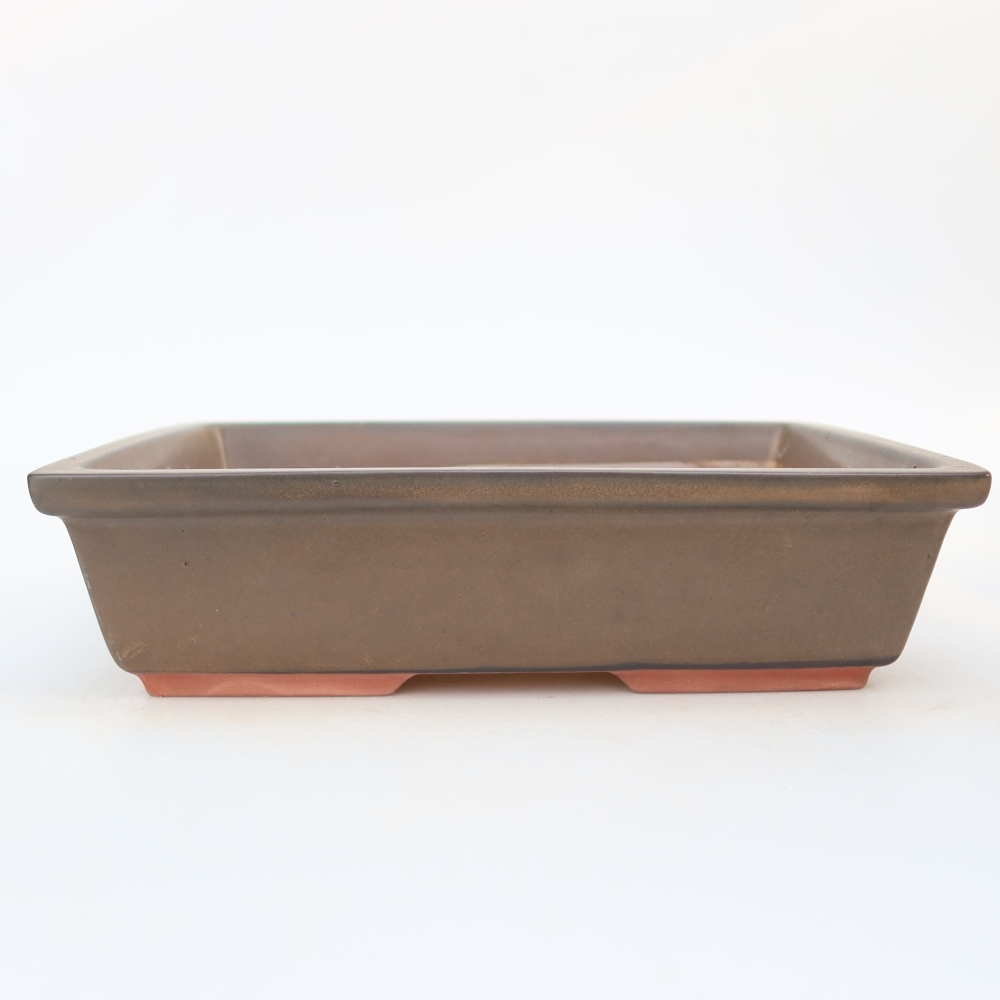Ceramic Bowl  25.5 x 19 x 6.5 cm, brown