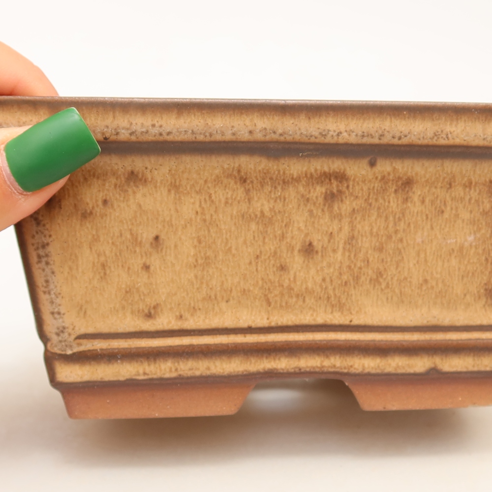 Ceramic Bowl  14.5 x 12.5 x 7 cm, brown