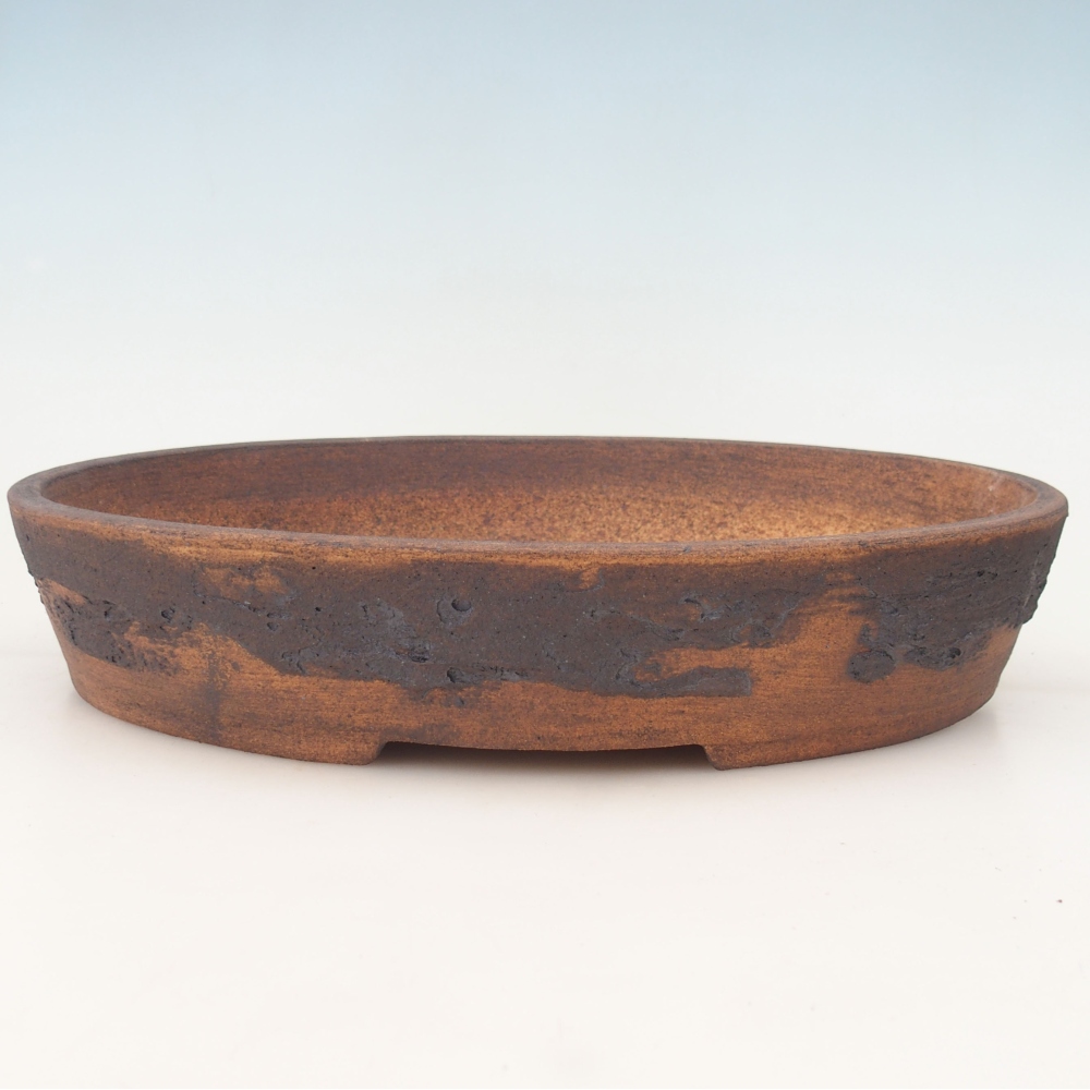 Bonsai bowl 35 x 27 x 6 cm , colour brown