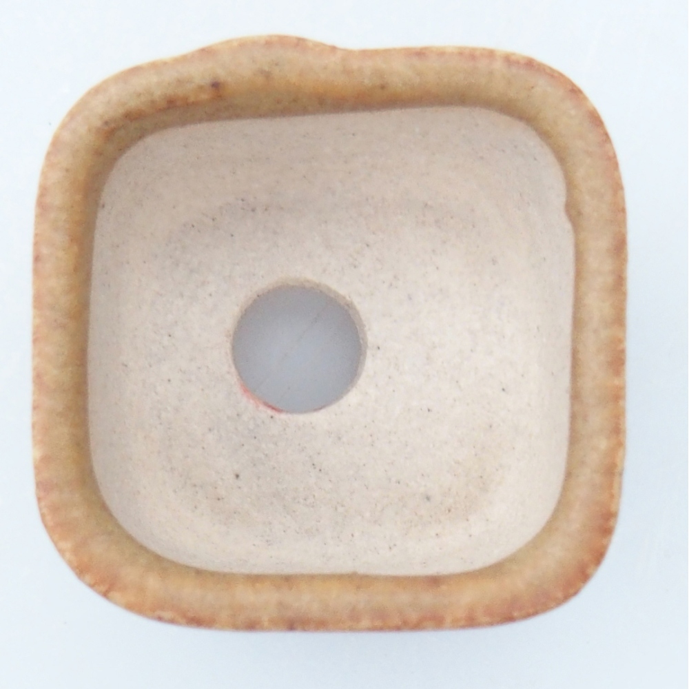 Mini bonsai bowl 2,5 x 2,5 x 1,5 cm, brown