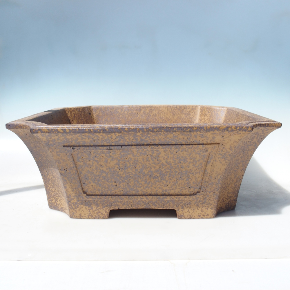 Bowl 52 x 52 x 18 cm brown - PERSONAL COLLECTION OR PALLET TRANSPORT ONLY