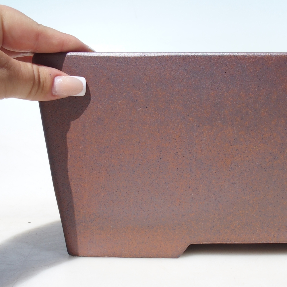 Bowl 27 x 18 x 13 cm brown