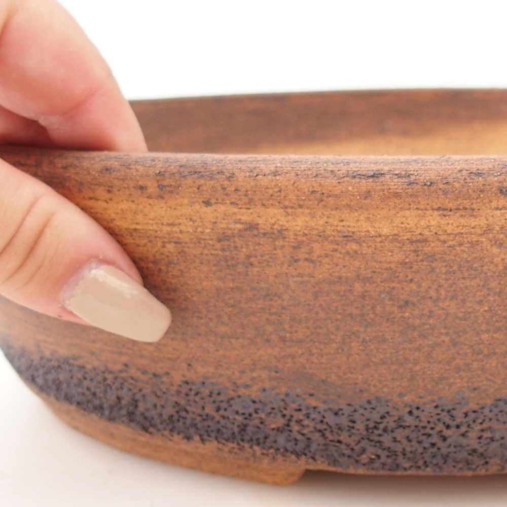 Bonsai bowl 29 x 23 x 7,5 cm , colour brown