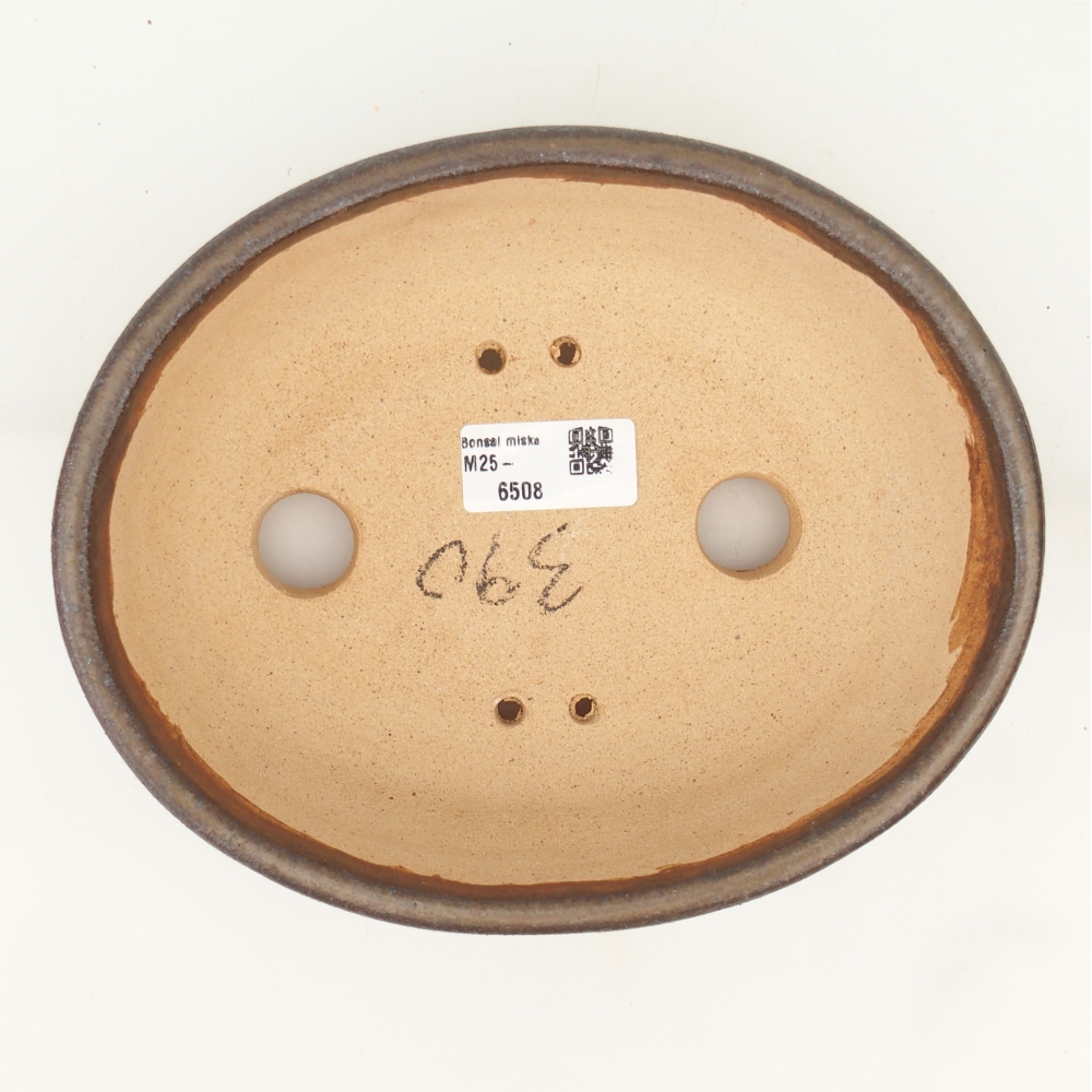 Bonsai bowl 20 x 16 x 6 cm , colour brown