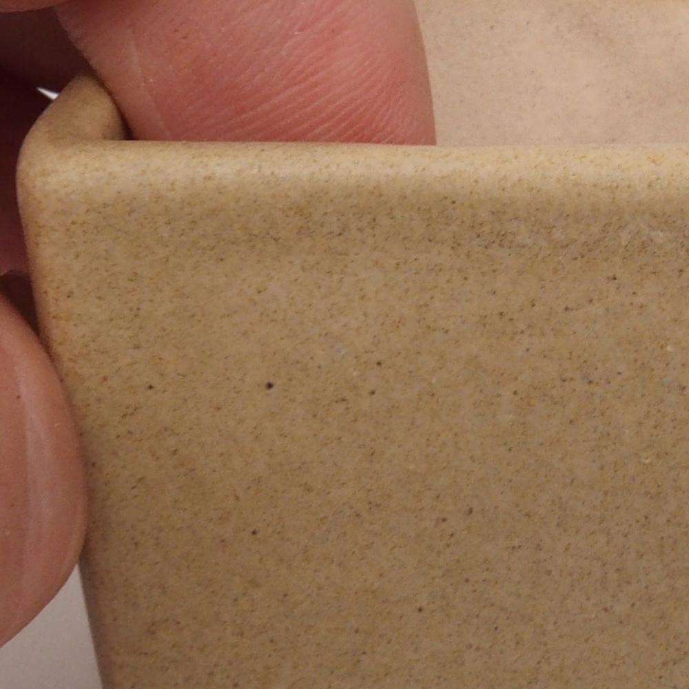 Mini bonsai bowl 5 x 5 x 5 cm, color brown