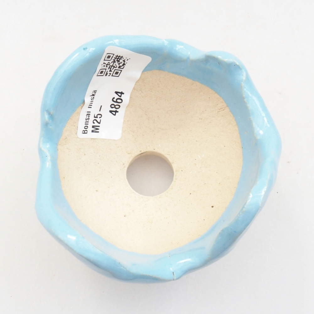 Ceramic shell 7 x 7 x 6 cm, color blue