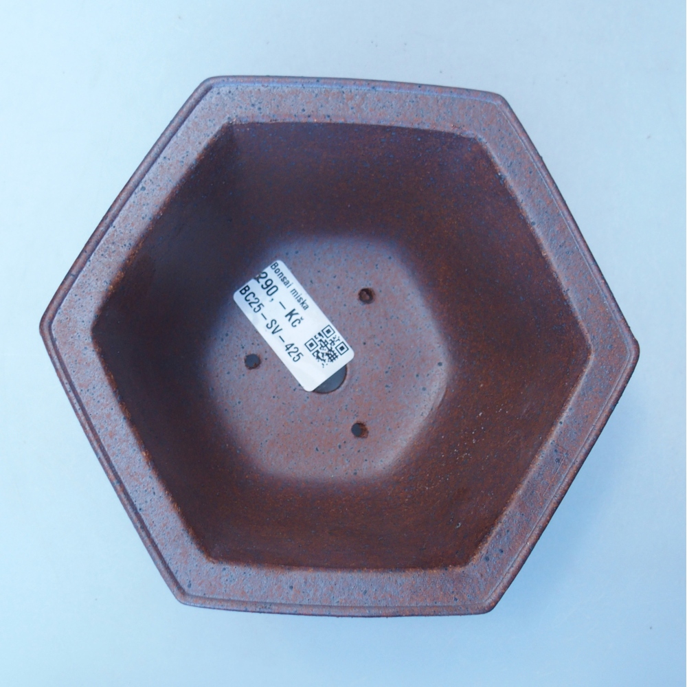 Bowl 15,5 x 14 x 8 cm brown