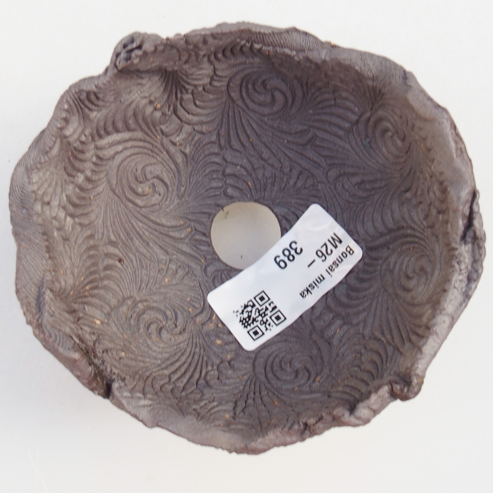 Ceramic Shell 10 x 9 x 7 cm , metallic colour