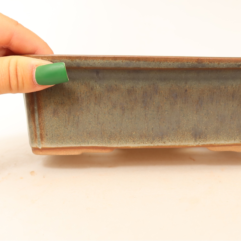 Ceramic Bowl, 20 x 15.5 x 5.5 cm, brown