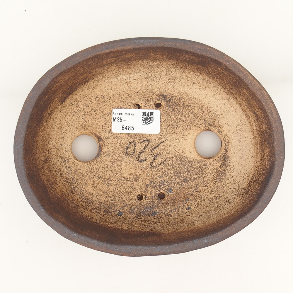 Bonsai bowl 20 x 16 x 6 cm , colour brown