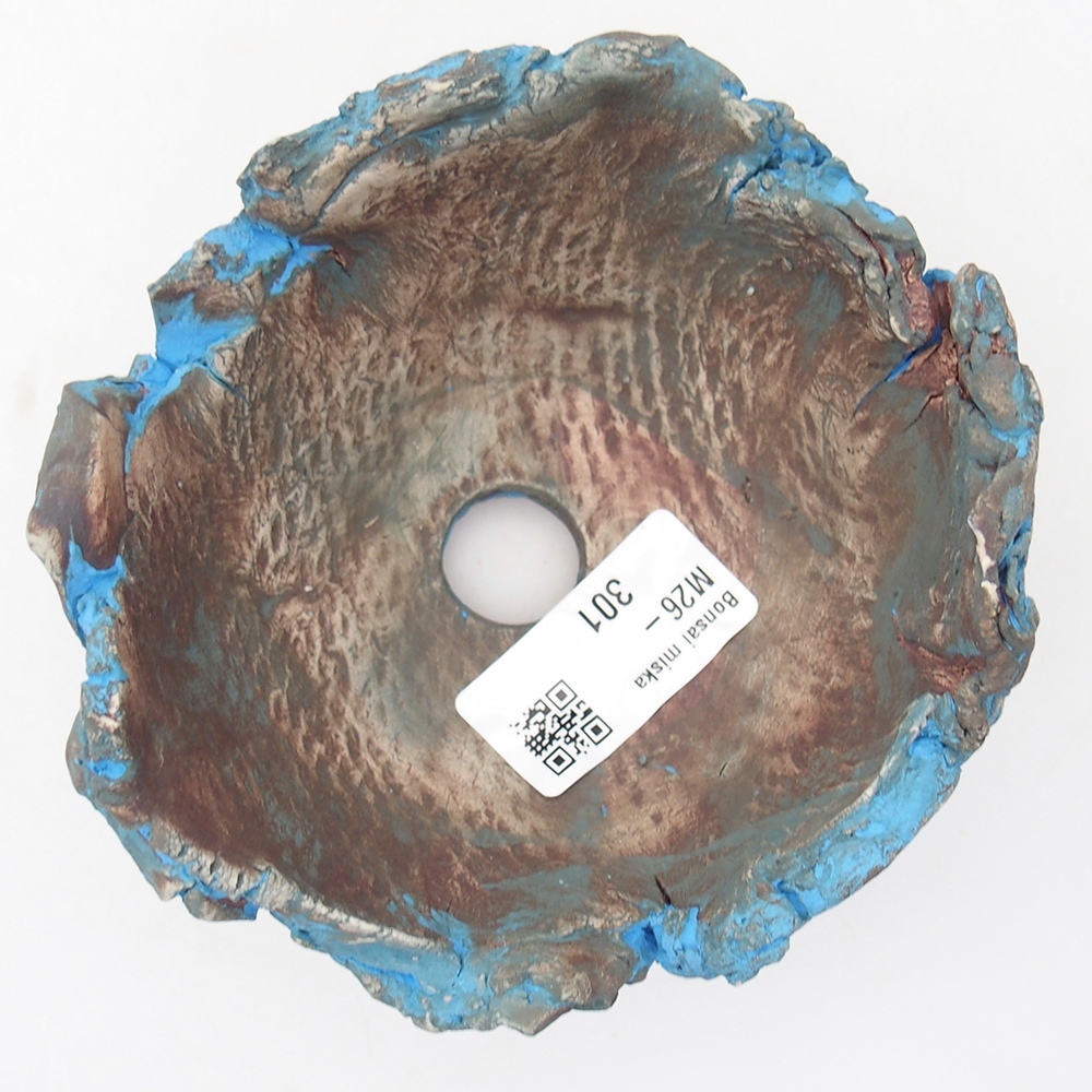 Ceramic Shell 11 x 11 x 6,5 cm , colour blue