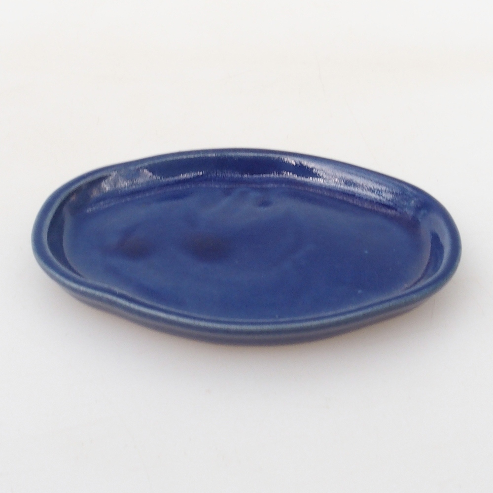 Ceramic bowl H05 -11 x 8.5 x 1 cm - blue