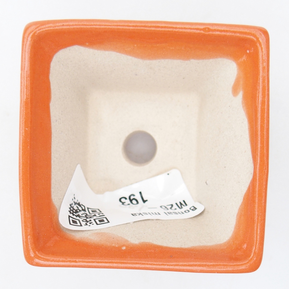 Mini bonsai bowl 5,5 x 5,5 x 3 cm, orange