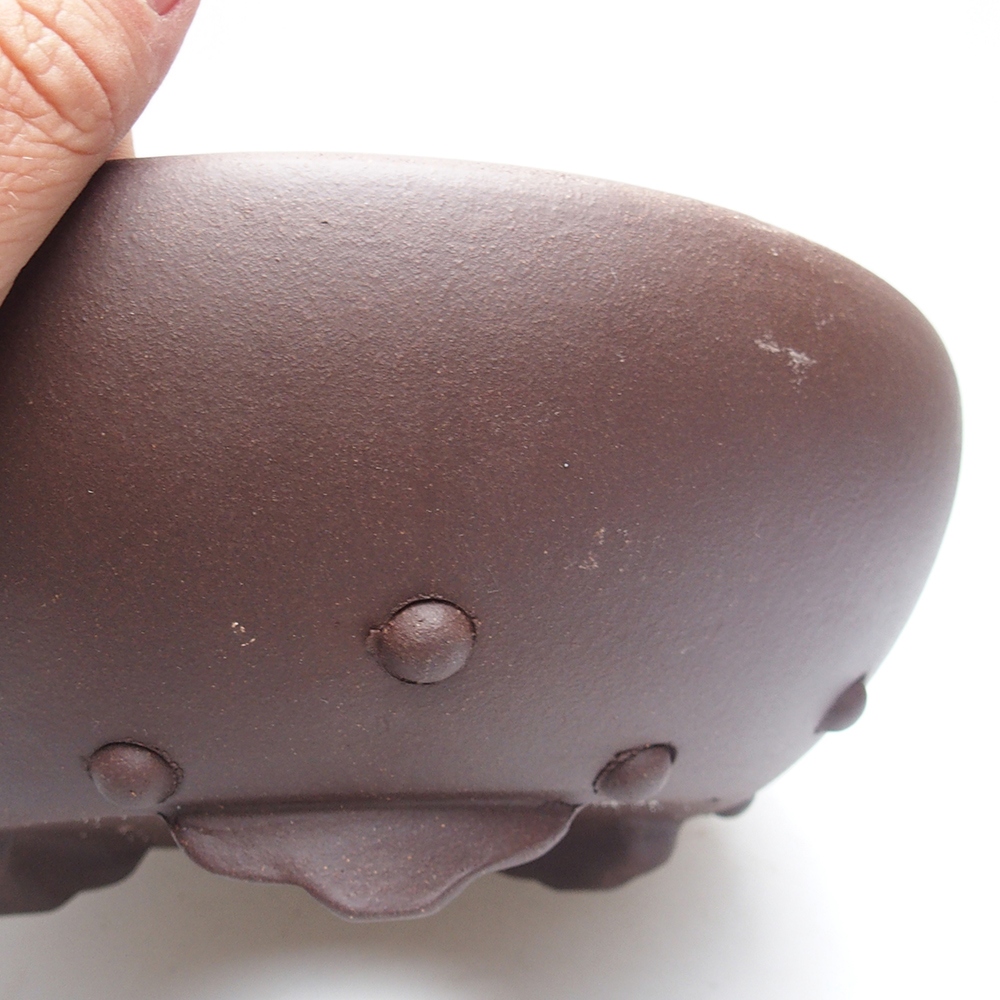 Bowl 22 x 22 x 8,5 cm brown