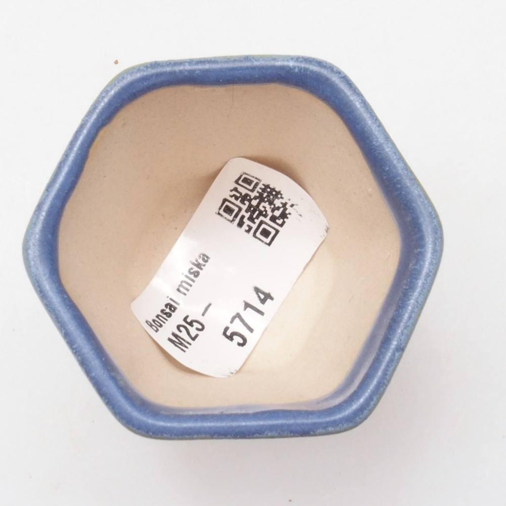 Mini bonsai bowl 5 x 5 x 5 cm, color blue