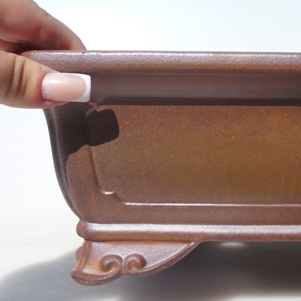 Bowl 33,5 x 23 x 11 cm brown