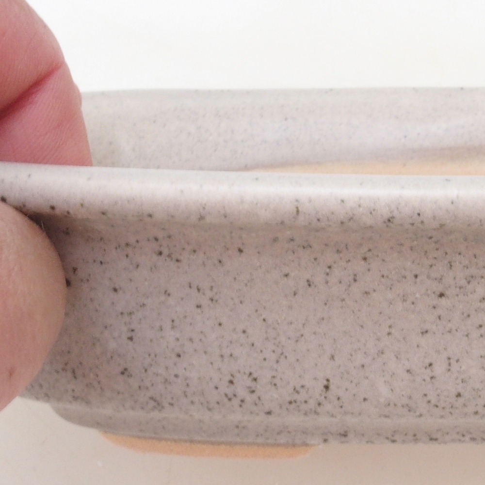 Bonsai bowl H02 - 19 x 13 x 5 cm. - beige