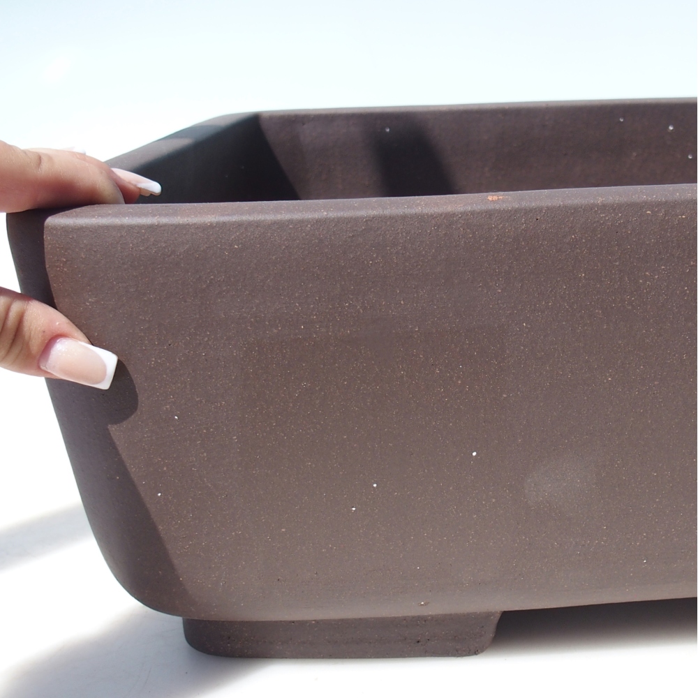 Bowl 49 x 35 x 16,5 cm brown - PERSONAL COLLECTION OR PALLET TRANSPORT ONLY