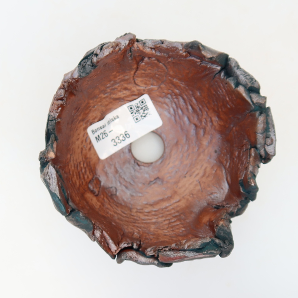 Ceramic Shell, 10.5 x 10.5 x 7 cm, green