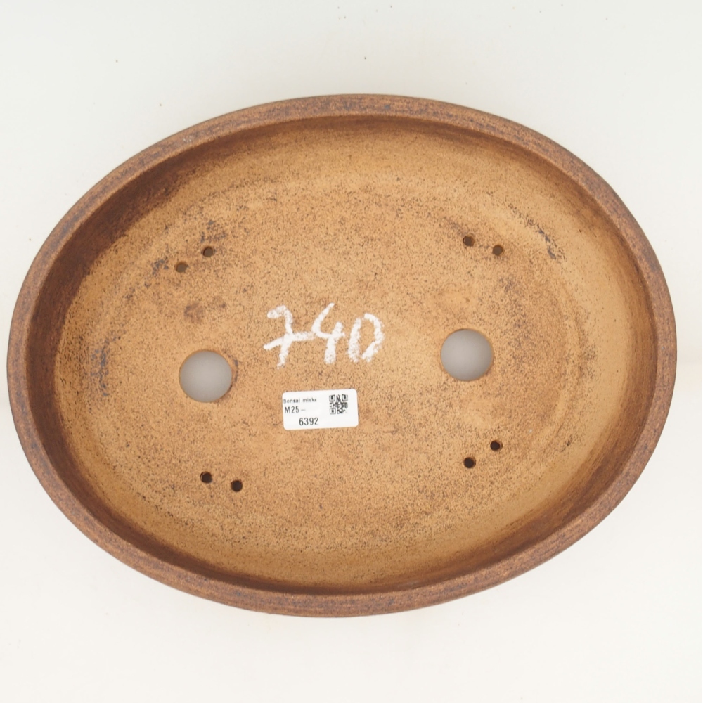 Bonsai bowl 32 x 25 x 8 cm , colour brown