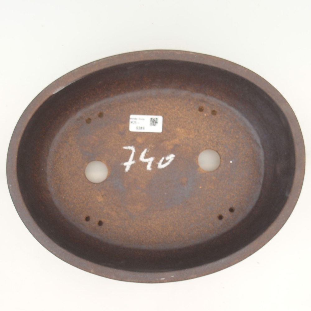 Bonsai bowl 33 x 26 x 8 cm , metal colour