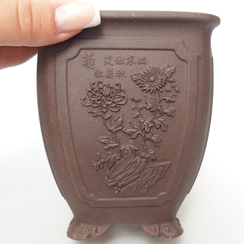 Bowl 9 x 9 x 11 cm brown