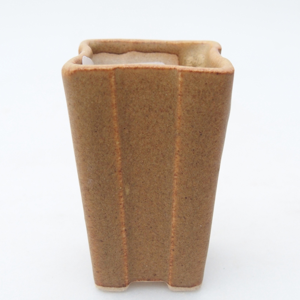 Mini bonsai bowl 3,5 x 3,5 x 5,5 cm, brown