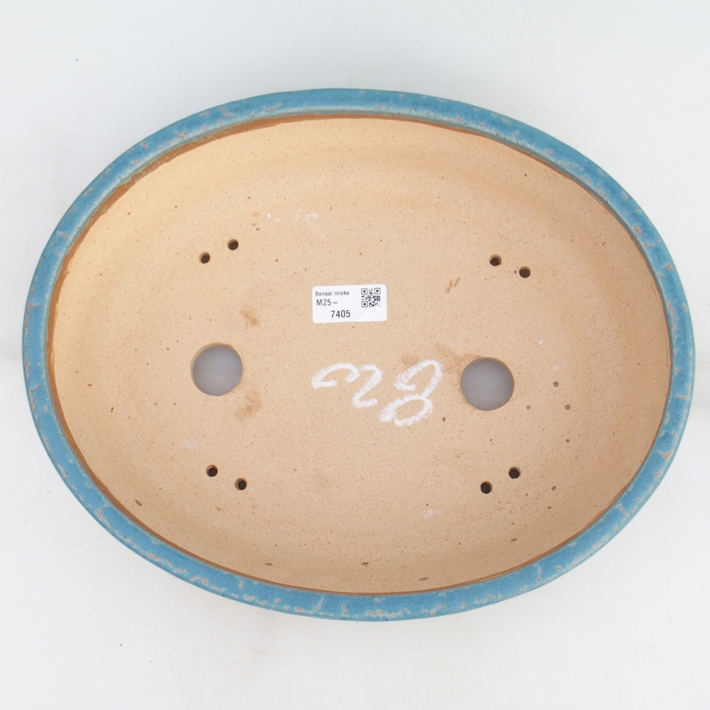 Bonsai bowl 32,5 x 26 x 8,5 cm , colour blue