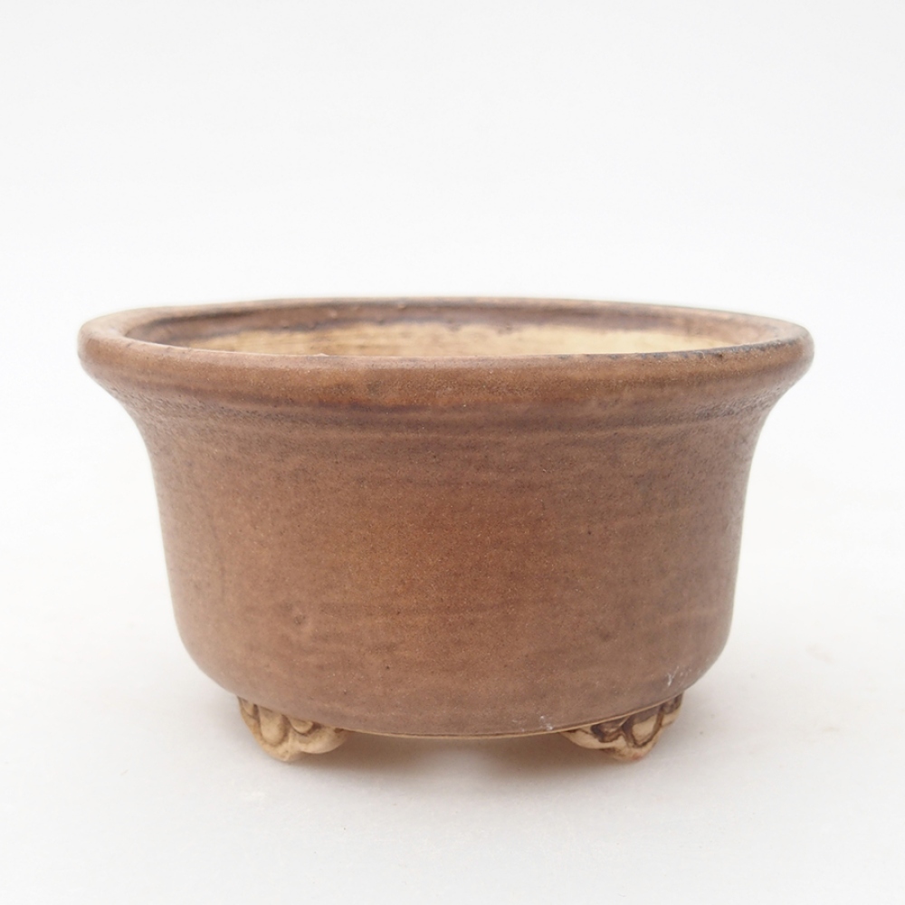 Ceramic bonsai bowl 9 x 9 x 3,5 cm, color pink
