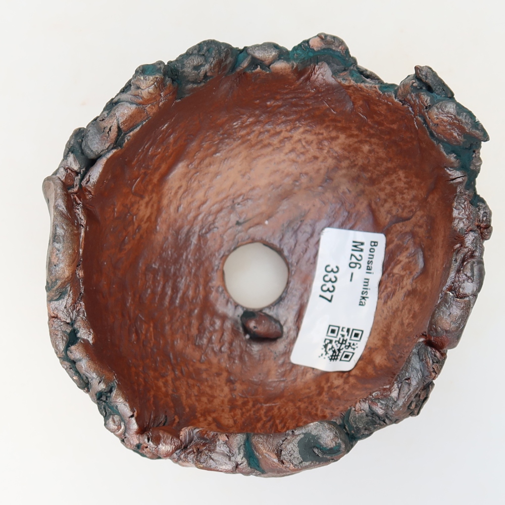 Ceramic Shell  10.5 x 10 x 8 cm, green