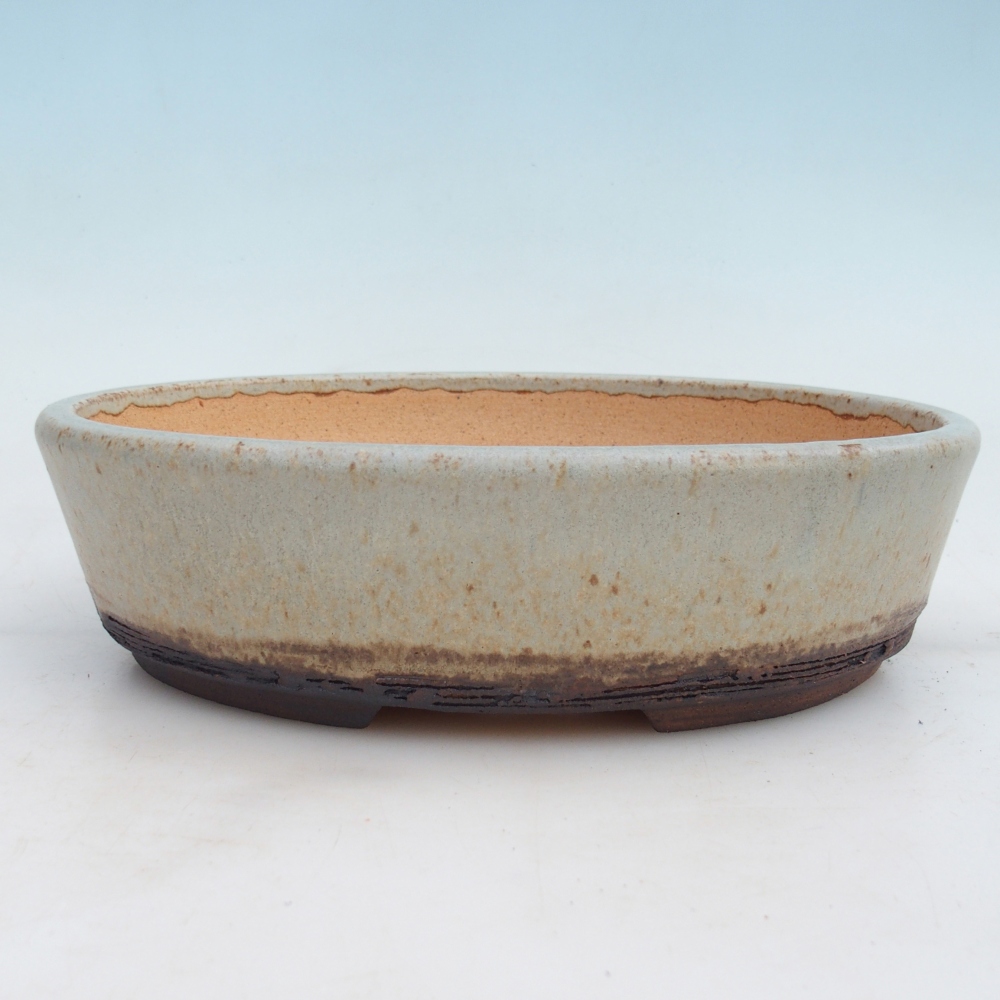 Bonsai bowl 27 x 21 x 7,5 cm , colour beige