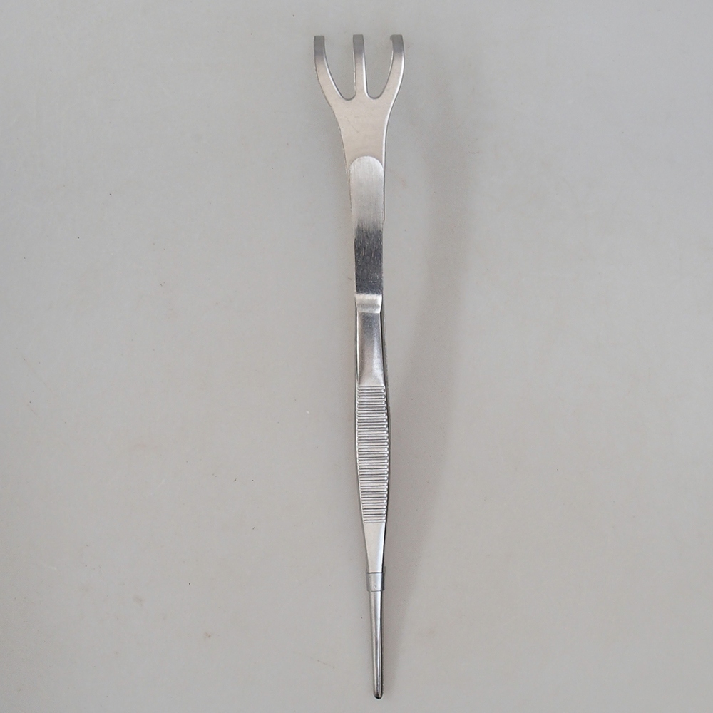 Grapple and tweezers 22 cm - stainless steel