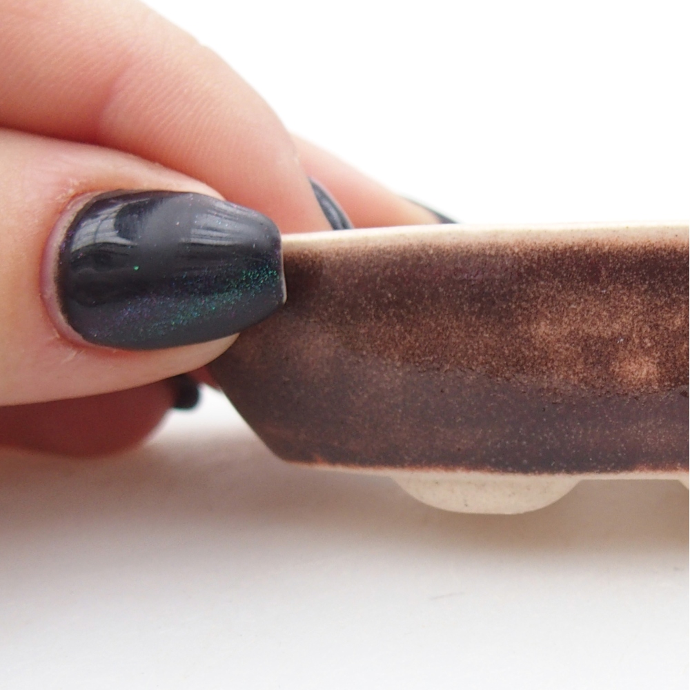 Mini bonsai bowl 7 x 3,5 x 2 cm, brown