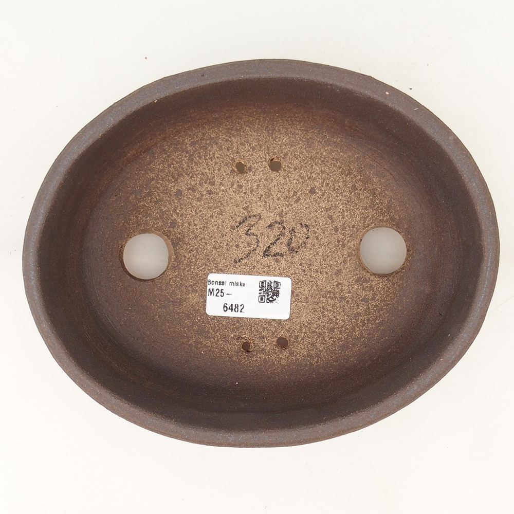Bonsai bowl 20 x 16 x 6,5 cm , colour brown