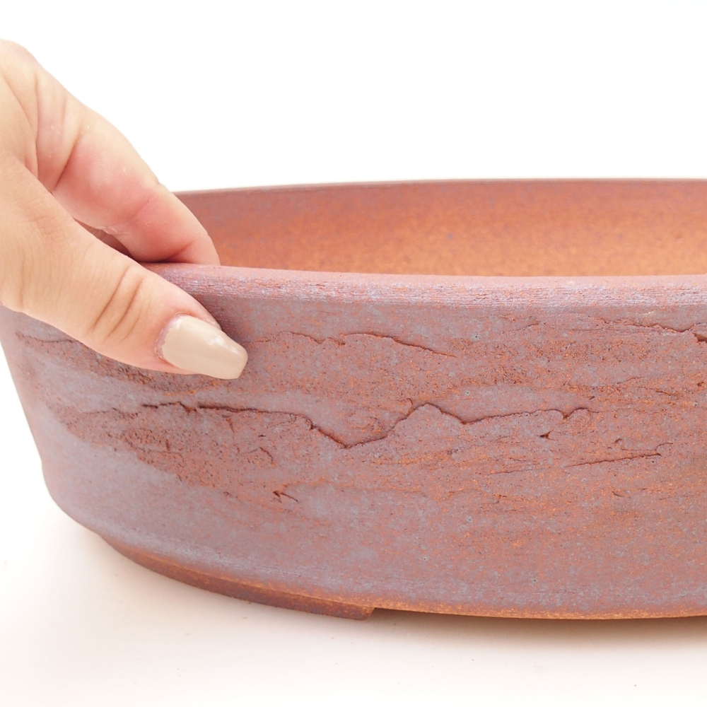 Bonsai bowl 39,5 x 32 x 9,5 cm , metal colour