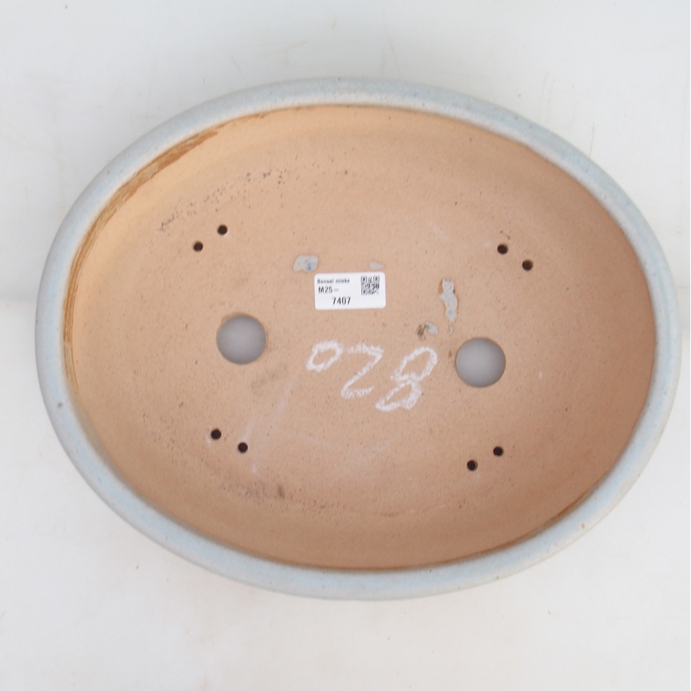 Bonsai bowl 32,5 x 26,5 x 8,5 cm , colour beige