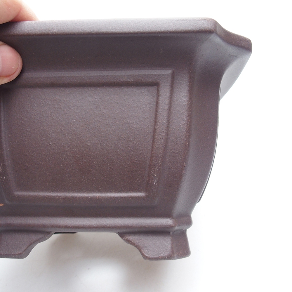Bowl 17,5 x 17,5 x 11,5 cm brown