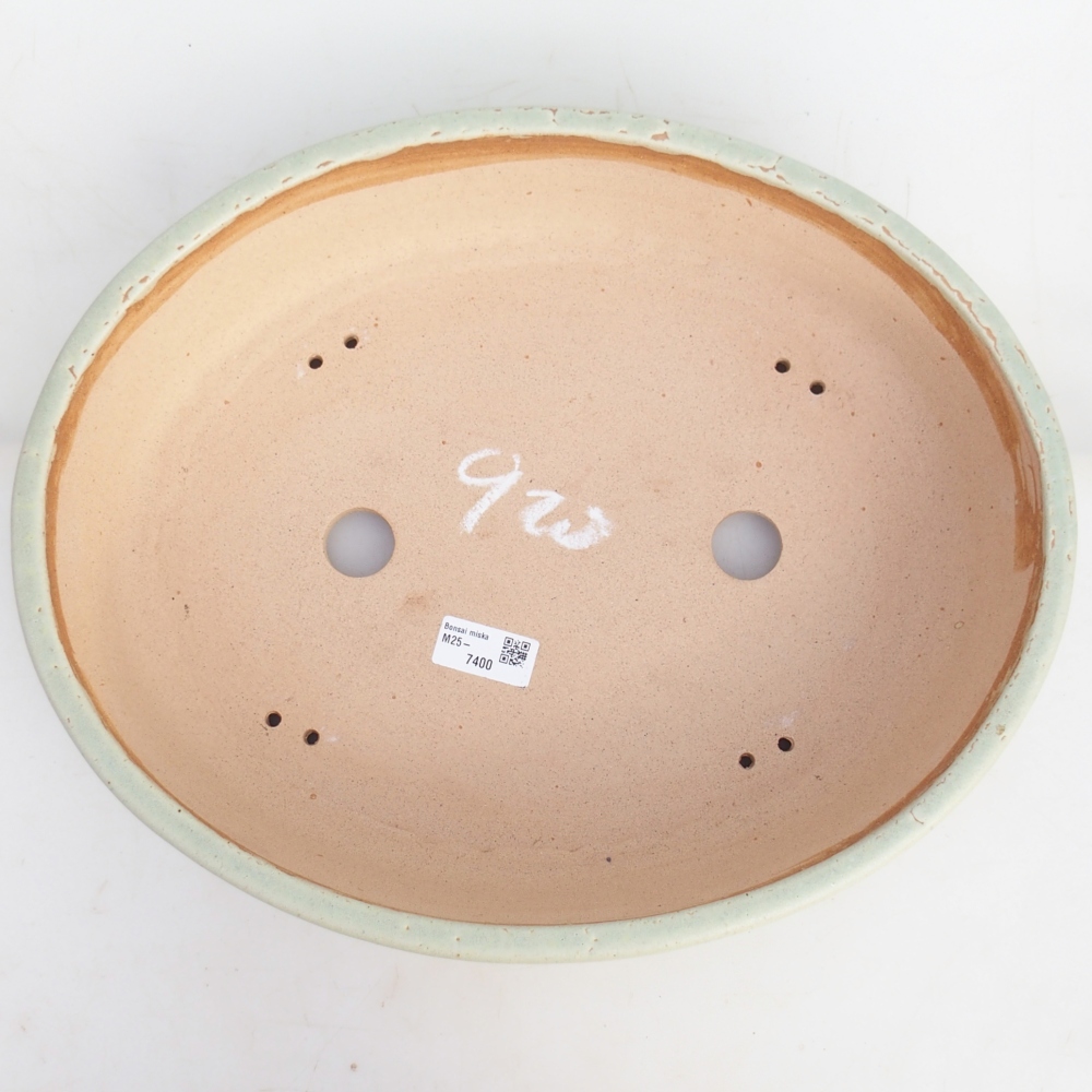 Bonsai bowl 39 x 31,5 x 9 cm , colour green