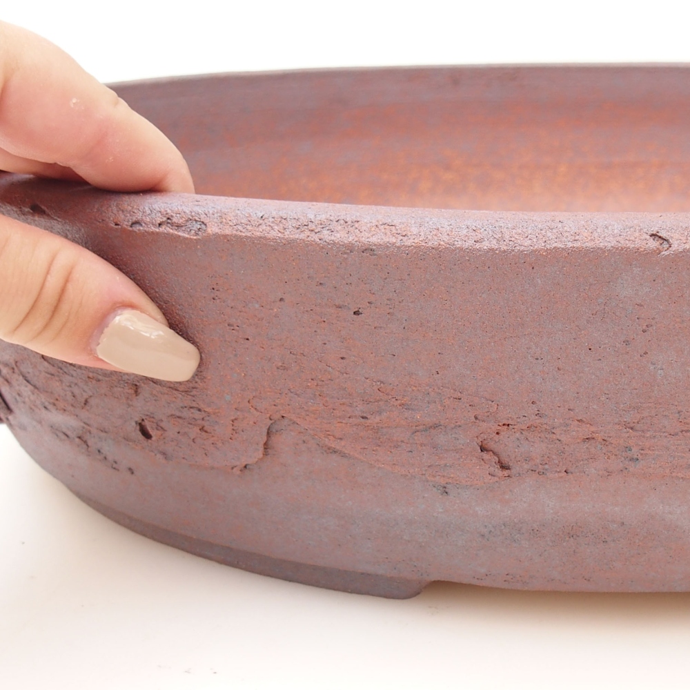 Bonsai bowl 38,5 x 30 x 8,5 cm , metal colour