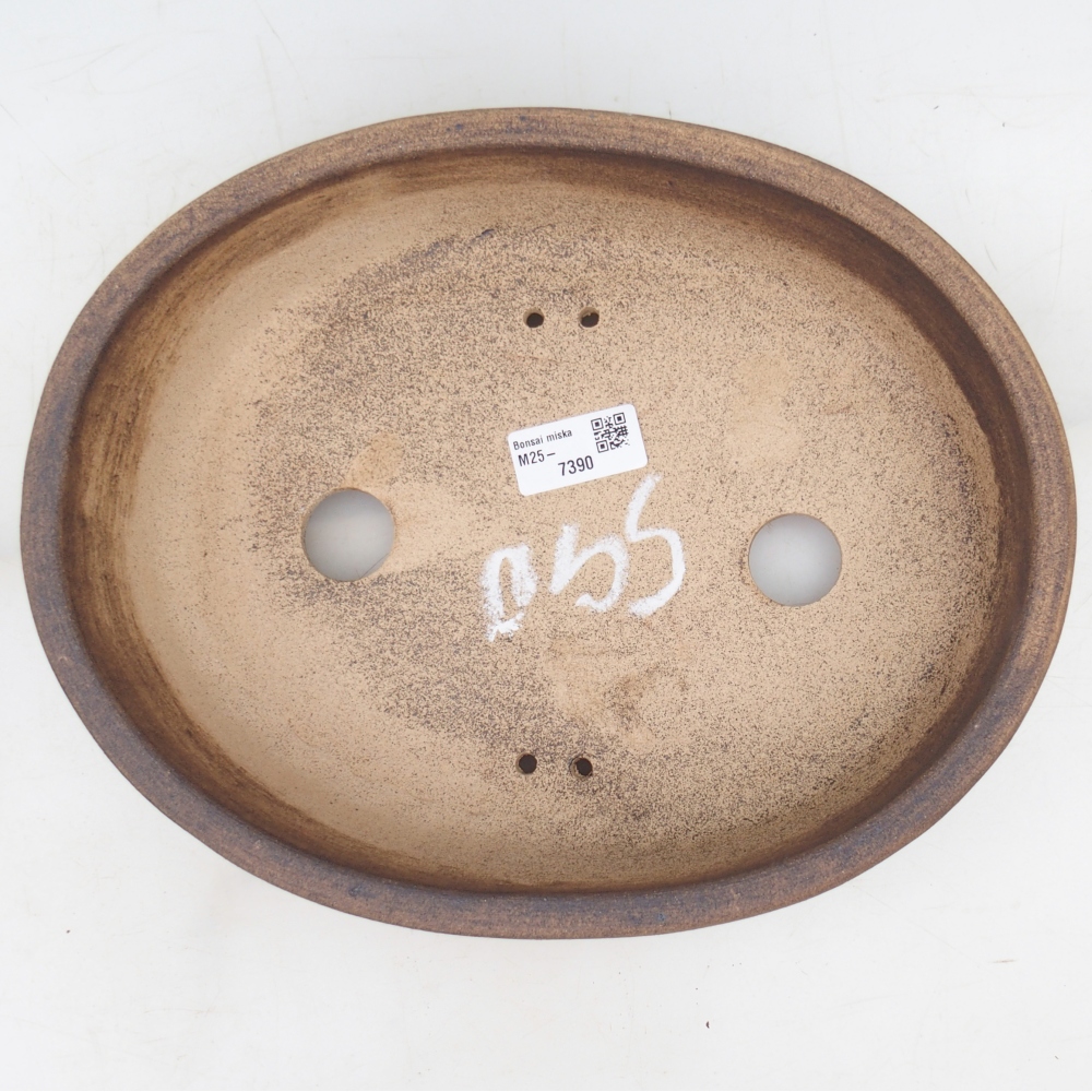 Bonsai bowl 28,5 x 22,5 x 7 cm , colour brown