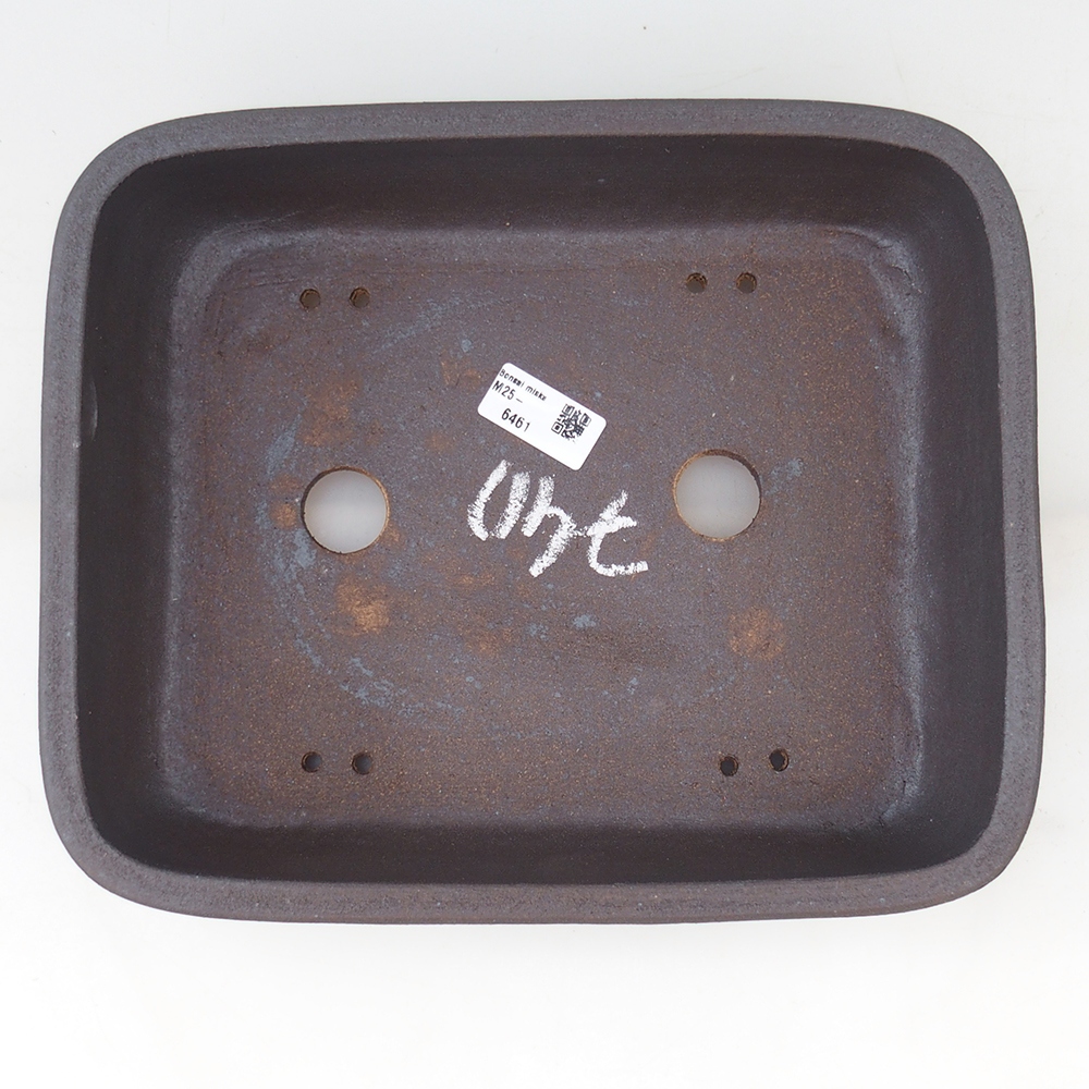Bonsai bowl 30,5 x 25 x 8 cm , colour brown
