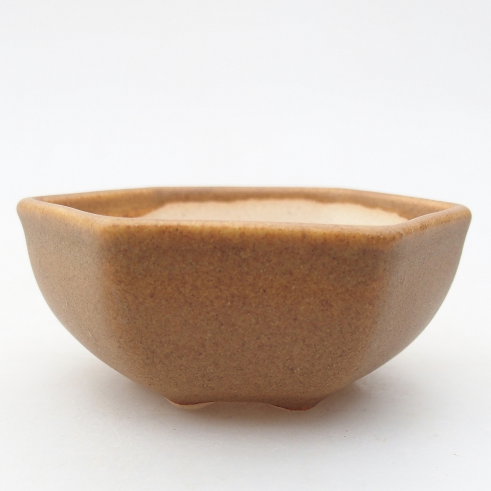 Mini bonsai bowl 7 x 6 x 3 cm, brown