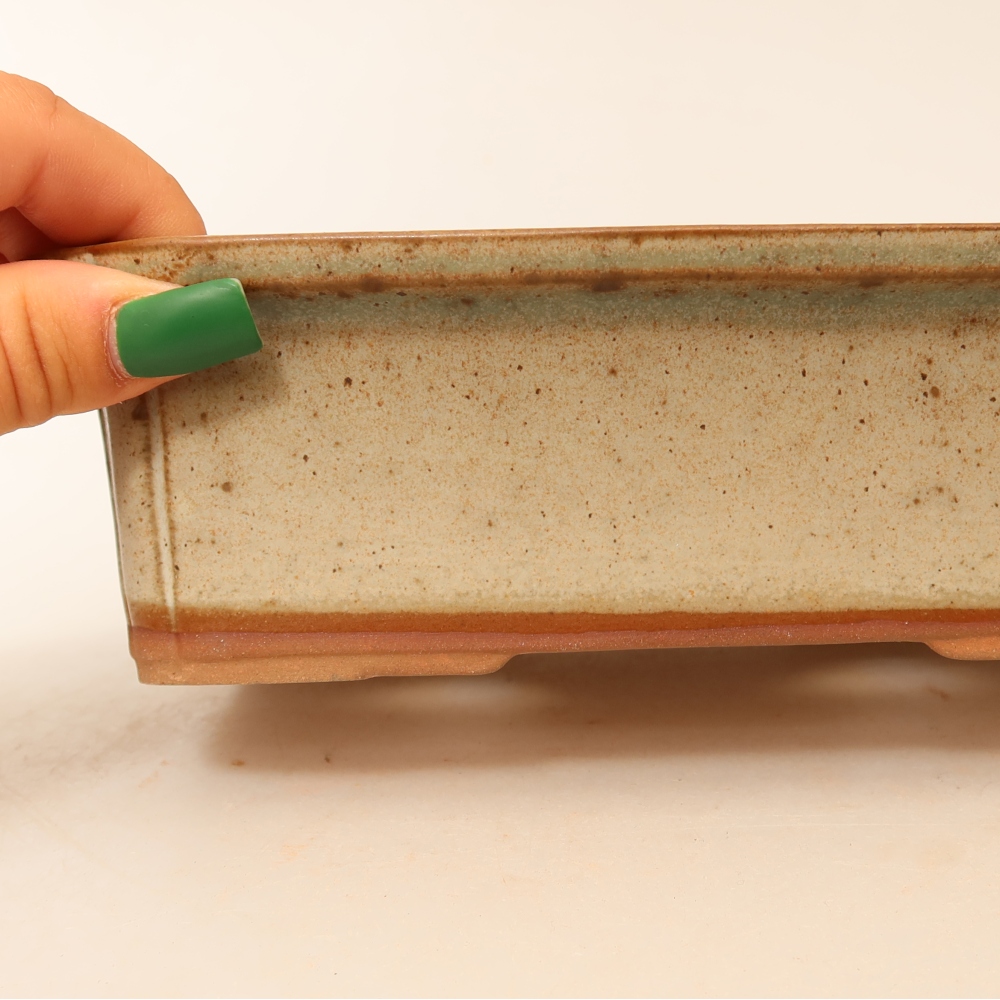 Ceramic Bowl, 20 x 15.5 x 5.5 cm, beige