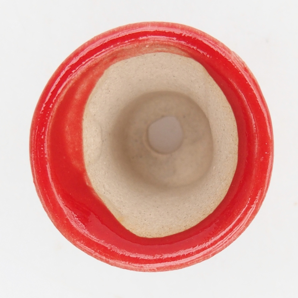 Mini bonsai bowl 3 x 3 x 3,5 cm, colour red