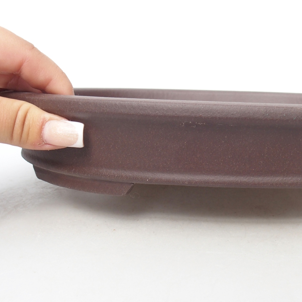 Bowl 26 x 20,5 x 4,5 cm brown