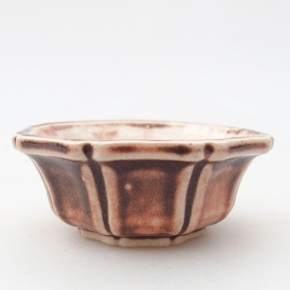 Mini bonsai bowl 6 x 6 x 3 cm, pink