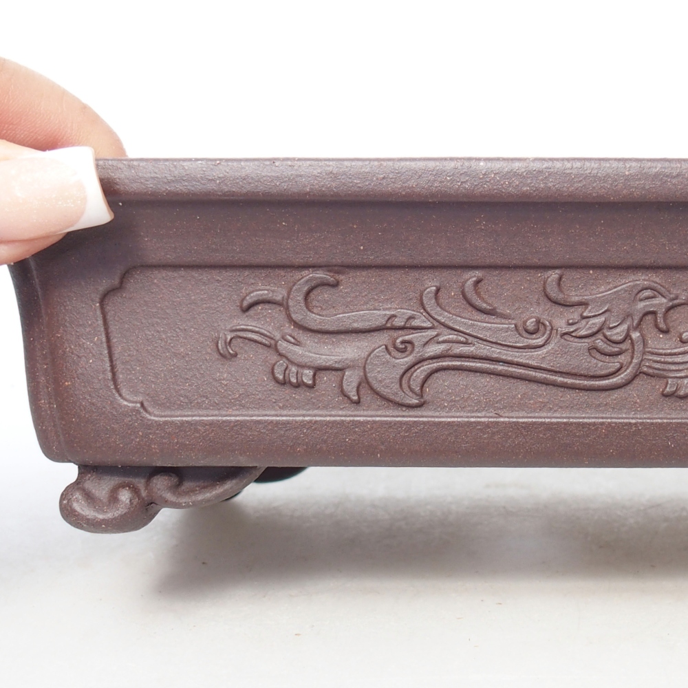 Bowl 17,5 x 13,5 x 5,5 cm brown
